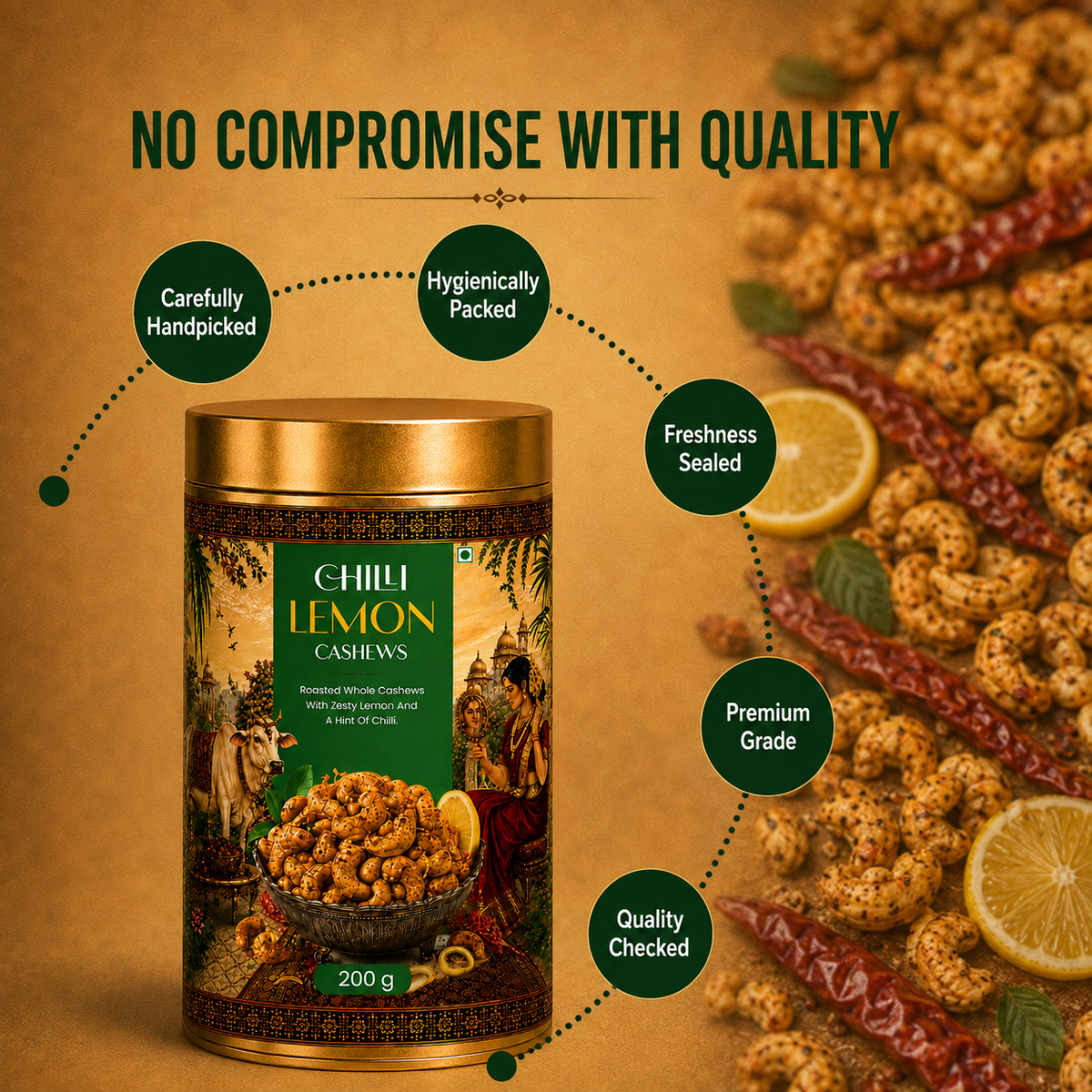 CHILI LEMON CASHEWS