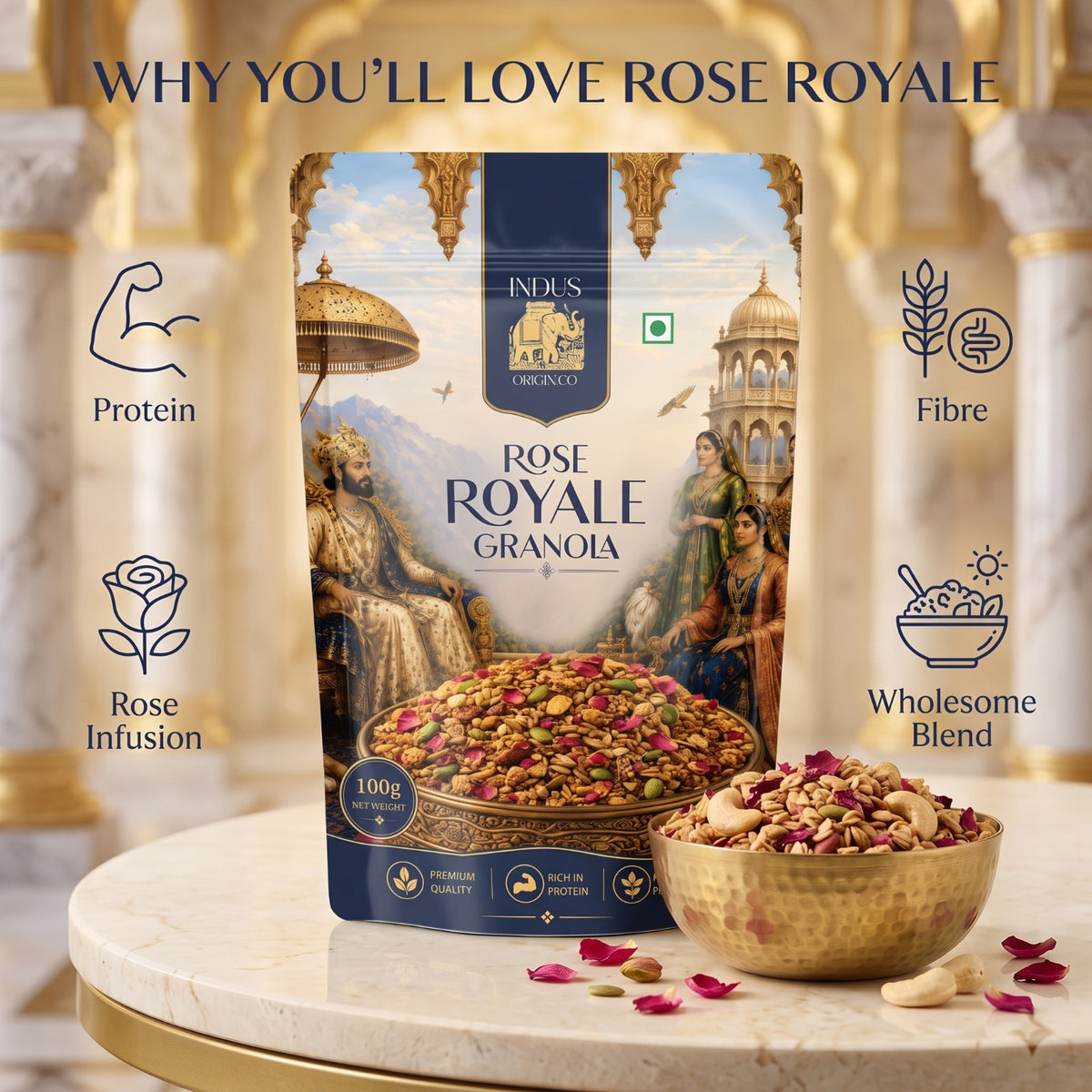 Rose Royale Granola