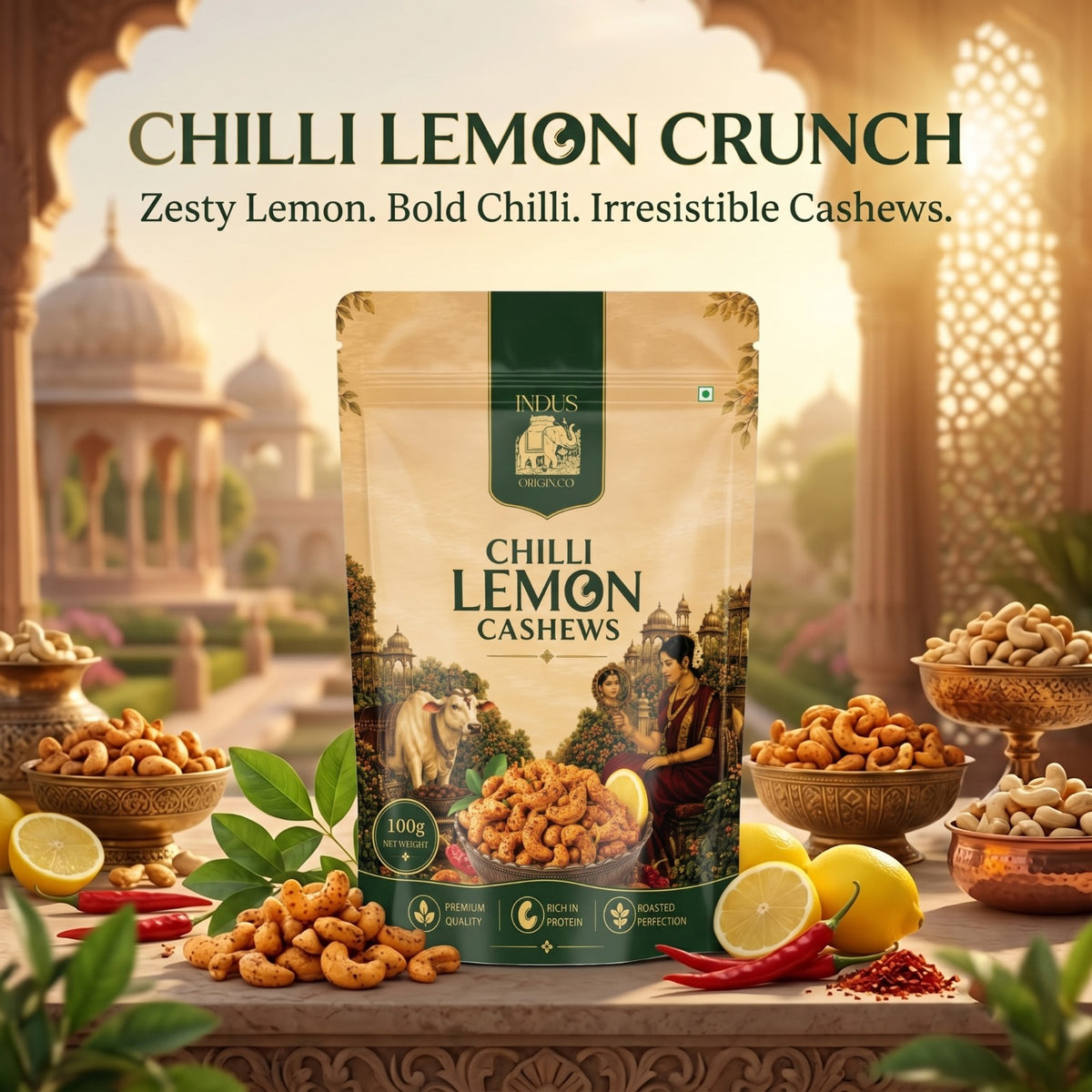 CHILI LEMON CASHEWS