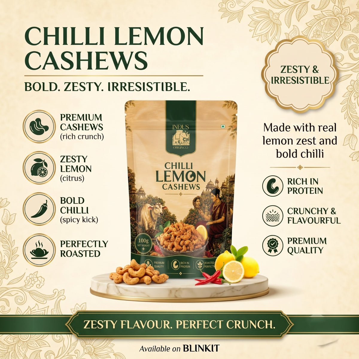 CHILI LEMON CASHEWS