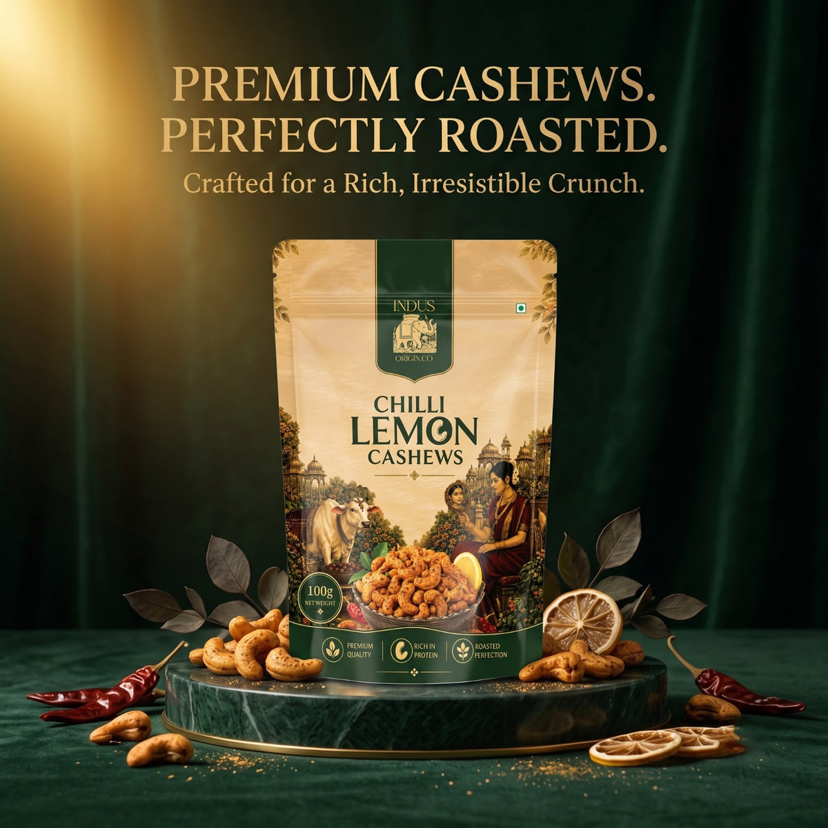 CHILI LEMON CASHEWS
